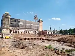 Staveniště v květnu 2022