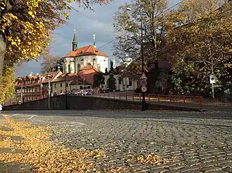 Ulice u kostela svatého Rocha