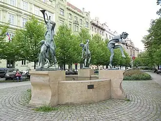 Kašna na Senovážném náměstí