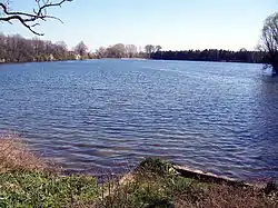 Podleský rybník severně od Uhříněvsi