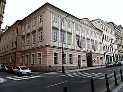 Pohled od věže Novoměstské radnice