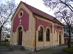 Hřbitovní kaple v jihovýchodní části hřbitova