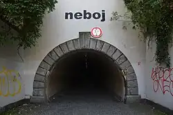 Praha-Karlín, Žižkovský tunel