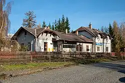 Nádražní budova v roce 2024