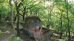 větrací šachta podzemního krytu