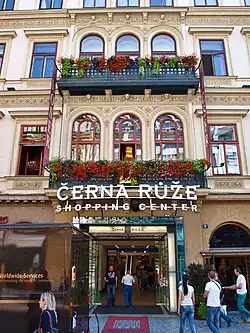 střední rizalit průčelí domu