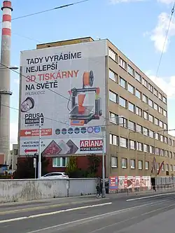 Sídlo firmy v Praze-Holešovicích