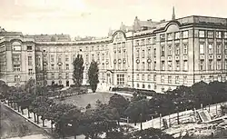 Hlavův ústav na dobové pohlednici