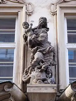 socha P. Marie (Matyáš Bernard Braun), Celetná 23, Praha