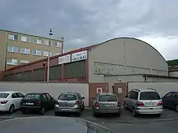 Volejbalová hala v Praze - Vršovicích