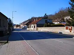 Ulice Žitavského v jižní části Záběhlic