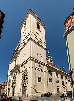 Kostel svatého Jakuba Většího na Starém Městě pražském.