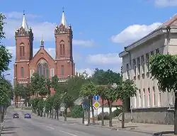 Kostel Nanebevzetí Ježíše. Kupiškis