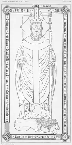 náhrobní deska Přeclava z Pohořelé