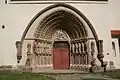 Portál kostela v klášteře Porta coeli