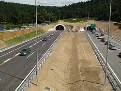 Otevření tunelu Šentvid (1. července 2008)