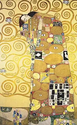 Přípravná malba pro jídelnu paláce Stoclet od Gustava Klimta (1905–1911)