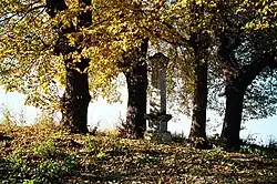 Boží muka a památné lípy srdčité u Přerova nad Labem Na Vrších