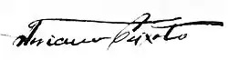 Floriano Peixoto, podpis