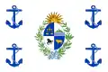 Uruguay (námořní) Vlajka Uruguaye