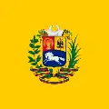 Vlajka venezuelského prezidenta Poměr stran: 1:1