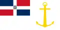 Dominikánská republika (námořní) Vlajka Dominikánské republiky
