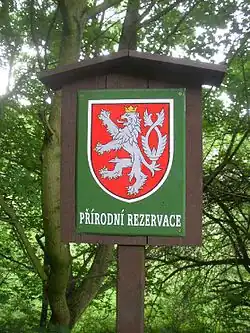 Označení území Přírodní rezervace