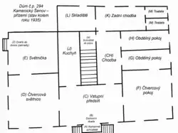 Zděné přízemí domu