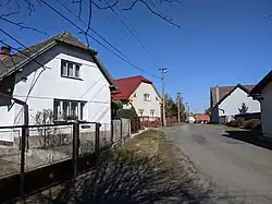 severní část návsi