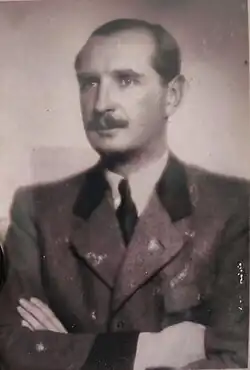 Fotografie v lesnické uniformě, před r. 1945
