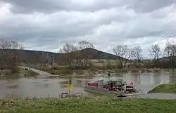 Pramice na řece San v Krzemienné