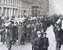 Protestující matky, Stockholm, 27. dubna 1917