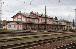 Nádražní architektura RPD (nádraží v Protivíně)