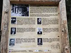 Informační panel (Partizánsky bunker)
