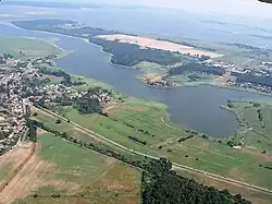 Pohled na ústí Barthe u Pruchtenu