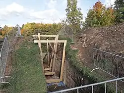 Archeologický výzkum valu