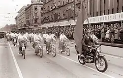Prvomájový průvod v Lublani, 1961