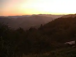 Západ Užockého průsmyku