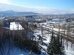 Pohled na Pjatigorsk z hory Mašuk