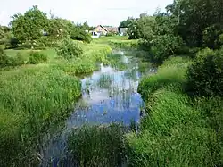 řeka u vsi Papyvesiai