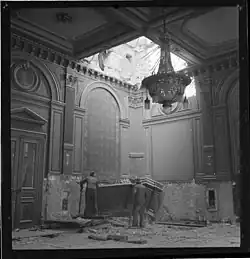 Demolice Grandhotelu Baden, 1944