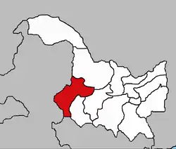 Čchi-čchi-cha-er na mapě