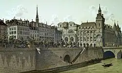 Divadlo naproti Conciergerie