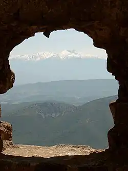 Vyhlídka na Mont Canigou