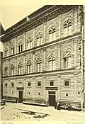 Palazzo Ruccellai ve Florencii, Leone Battista Alberti