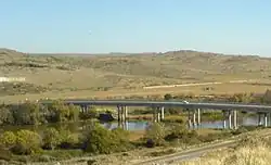 most silnice EX-115 přes řeku