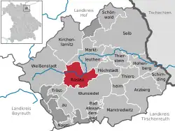 Röslau na mapě
