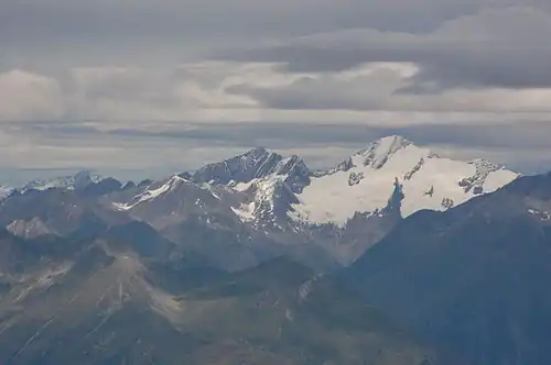 Röt- a Daberspitze při pohledu z Debantgrat