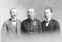 Rudolf, Alois a Jindřich Pravečkovi (1915)