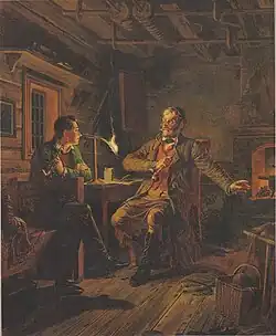 Robert Wilhelm Ekman: Student a praporčík Stål (1853)